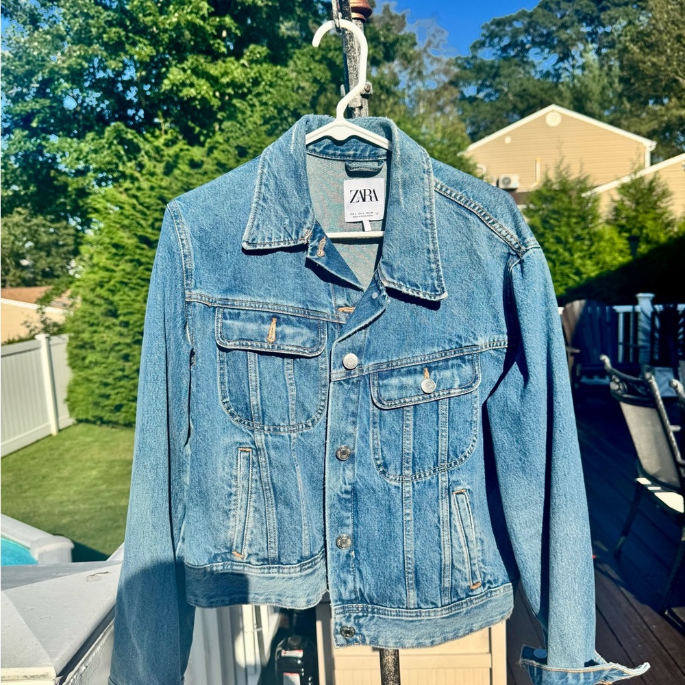 Zara Light Blue Denim Jacket